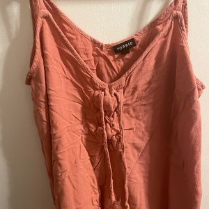 Torrid lace up tank